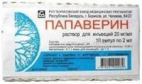Папаверин р-р д/ин. 20мг/мл 2мл N10