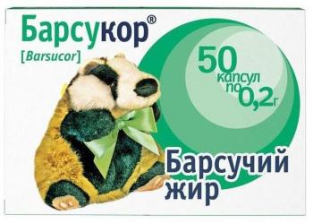 Барсукор барсучий жир капс. 200мг N50