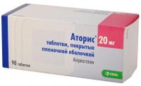 Аторис таб. п.п.о. 20мг N90