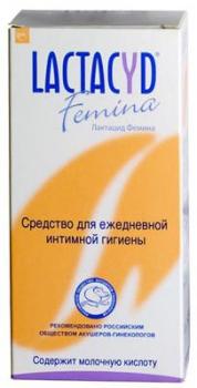 Лактацид фемина ср-во д/интим гигиены 200мл