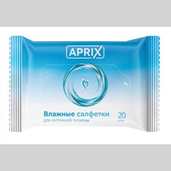 Салфетки влажные д/интим гигиены априкс N20