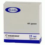 Сонапакс таб. п.о 25мг N60