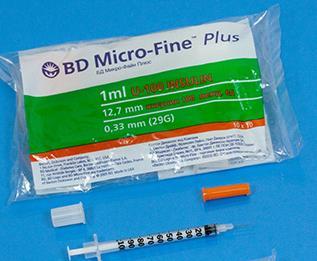 Шприц BD инсулин микро-файн+ 1мл N100 (U100 G29 0,33x12,7)