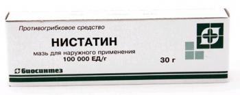 Нистатин мазь 100тыс.ЕД/г 30г N1