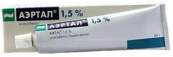Аэртал крем 1,5% 60г N1
