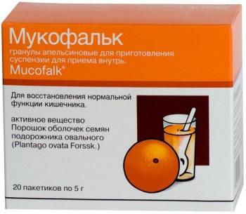 Мукофальк гран. апельсиновые д/сусп. внутр. 5г N20