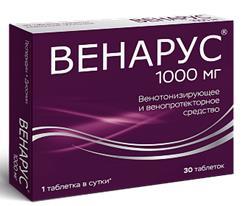 Венарус таб. п.п.о. 1000мг N30