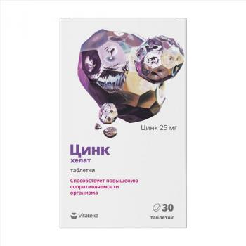 Витатека цинк хелат таб. 600мг N30