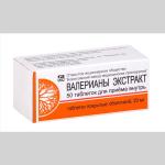 Валериана экстракт таб. п.о 20мг N50 (фл)