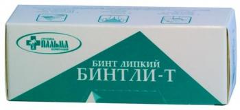 Бинт липкий проницаемый Бинтли-Т 10смх2м