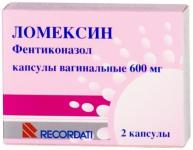 Ломексин капс. ваг. 600мг N2
