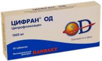 Цифран ОД таб.пролонг действ п.п.о. 1000мг N10