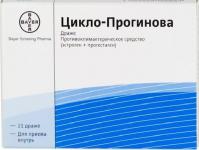 Цикло-прогинова таб. п.о.набор 0,5мг+2мг+2мг N21