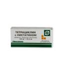 Тетрациклин с нистатином таб. п.о 100тыс.ЕД N10