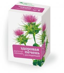 Фиточай Алтай N8 здоровая печень с расторопшей 2г N20