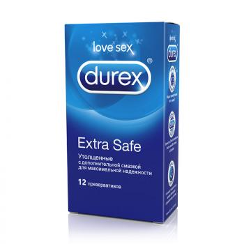 Презервативы Дюрекс/Durex экстра сейф плотные с допол смазкой N12