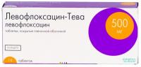 Левофлоксацин-тева таб. п.п.о. 500мг N14