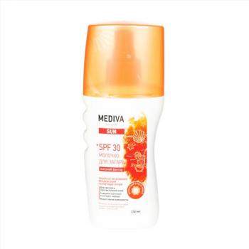 Медива/mediva сан молочко д/загара spf30 150мл