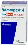 Нолипрел А бифорте таб. п.п.о. 2,5мг+10мг N30