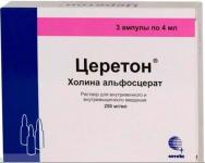Церетон р-р в/в и в/м 250мг/мл 4мл N3