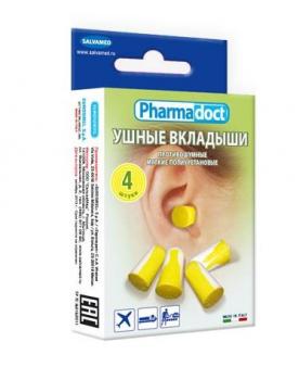 Беруши (вкладыши ушные) Фармадокт N4