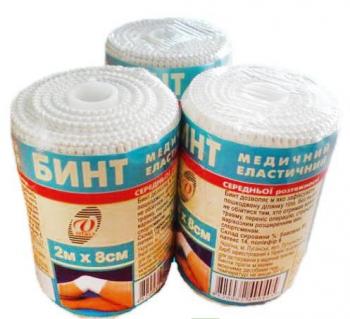 Бинт эластичный СР 0,6мх8см 9512 (застежка)
