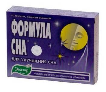 Формула сна таб. 500мг N40