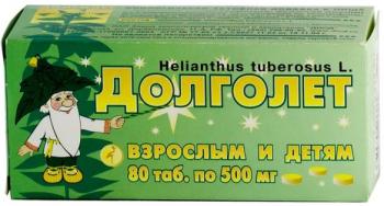Долголет таб. 500мг N80