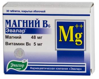 Магний В6 эвалар таб. N36