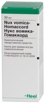Нукс Вомика-Гомаккорд капли внутр. 30мл