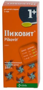Пиковит сироп детск. 150мл N1 (1год+)