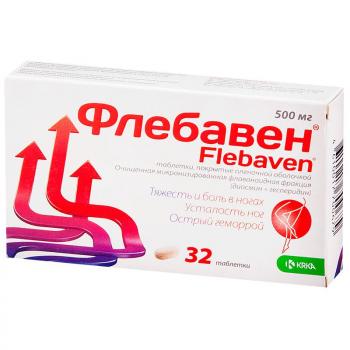 Флебавен таб. п.п.о. 500мг N32