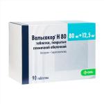 Вальсакор Н 80 таб. п.п.о. 80мг+12,5мг N90