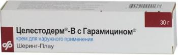 Целестодерм В с гарамицином крем 0,1%+0,1% 30г N1
