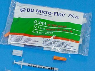 Шприц BD инсулин микро-файн+ 0,5мл N10 (U100 G29 0,33x12,7)
