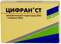 Цифран СТ таб. п.п.о. 600мг+500мг N10