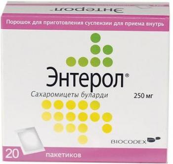 Энтерол пор. д/сусп.внутр. 250мг N20