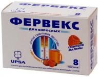 Фервекс пор. д/р-ра внутр малиновый с сахаром 500мг+25мг+200мг 12,75г N8