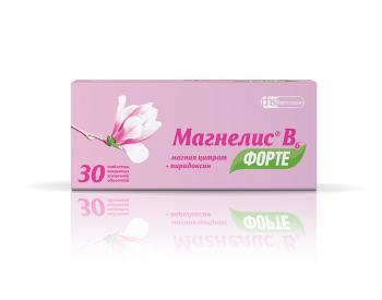 Магнелис B6 форте таб. п.п.о. 100мг+10мг N30