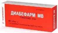 Диабефарм МВ таб.модиф.высвоб. 30мг N60
