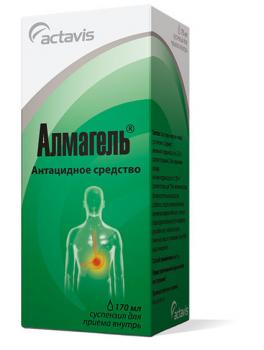 Алмагель сусп. 43,6мг+15мг/мл 170мл N1