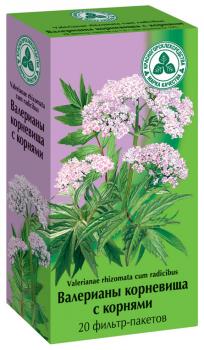 Валериана корневища с корнями 1,5г N20