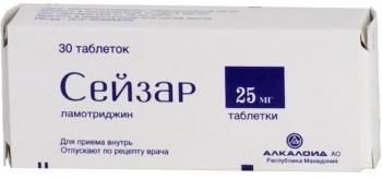 Сейзар таб. 25мг N30