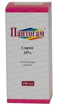 Пантогам сироп 100мг/мл 100мл N1