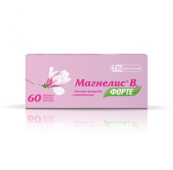 Магнелис B6 форте таб. п.п.о. 100мг+10мг N60