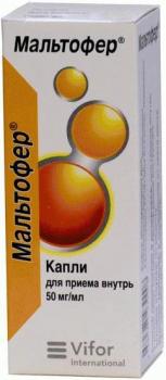 Мальтофер капли внутр. 50мг/мл 30мл N1