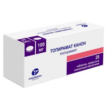 Топирамат Канон таб. п.п.о. 100мг N28
