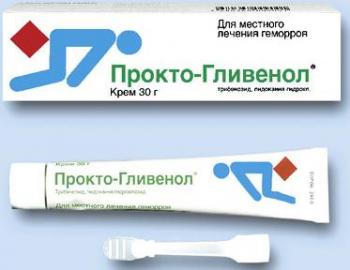 Прокто-Гливенол крем рект. 30г