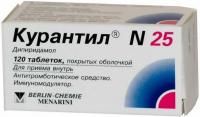 Курантил N25 таб. п.п.о. 25мг N120